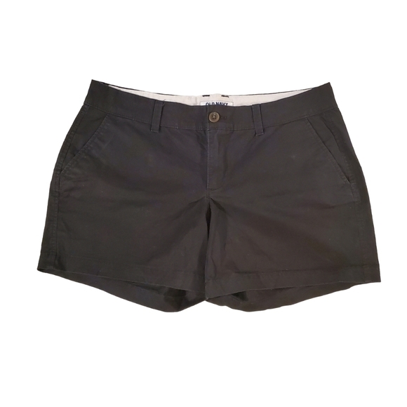 Old Navy Pants - OLD NAVY | Black Summer Cotton Shorts (Size 6)